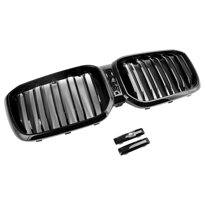 2022-2023 BMW X3 G01 X4 G02 Gloss Black Front Kidney Grille