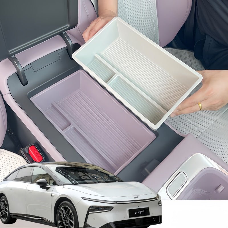 Center Console Armrest Storage Box for 2026 Xpeng P7+