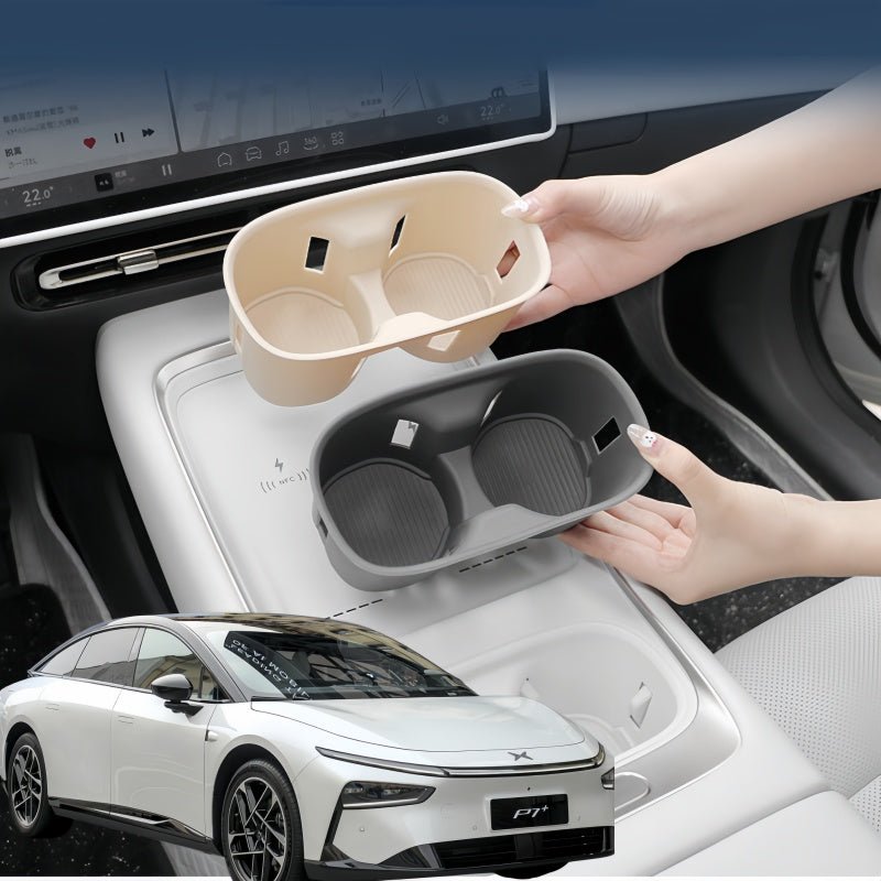 Console Cup Slot Silicone Mat for 2026 Xpeng P7+