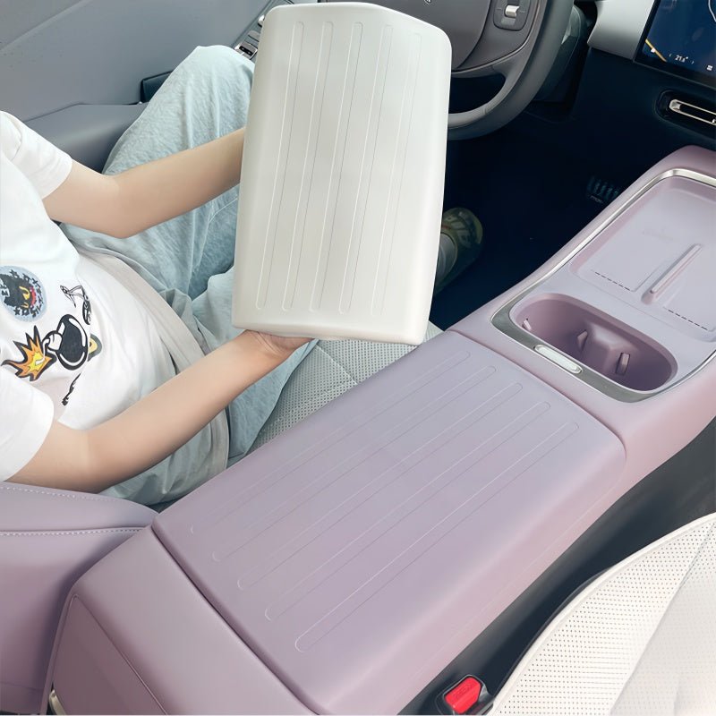 Custom Fit Silicone Armrest Cushion for 2026 Xpeng P7+
