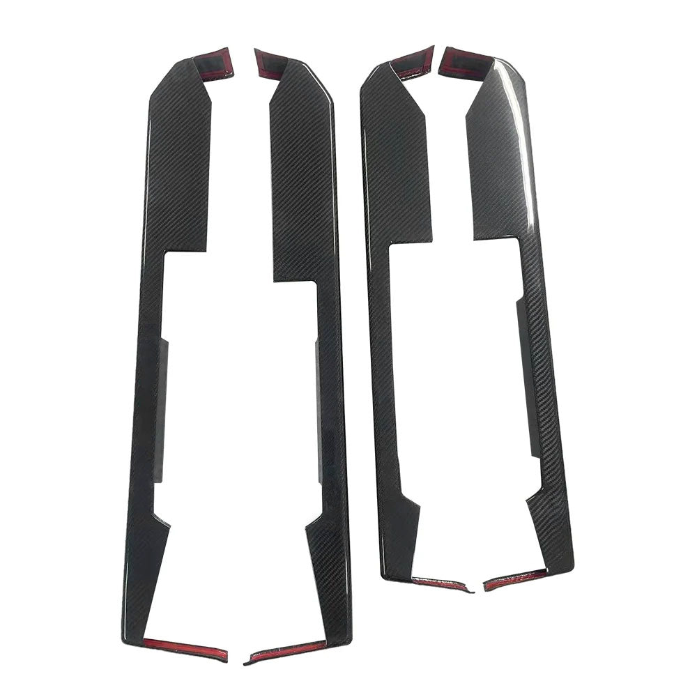 Cybertruck Lower Door Panel Armrest Overlays | Real Molded Carbon Fiber (4 - Piece Set) - Tesery Official Store
