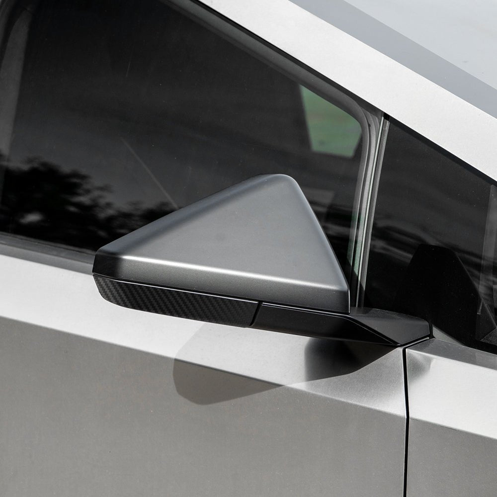Cybertruck Side Mirror Bottom Cover | Real Dry Carbon Fiber Trim - Tesery Official Store