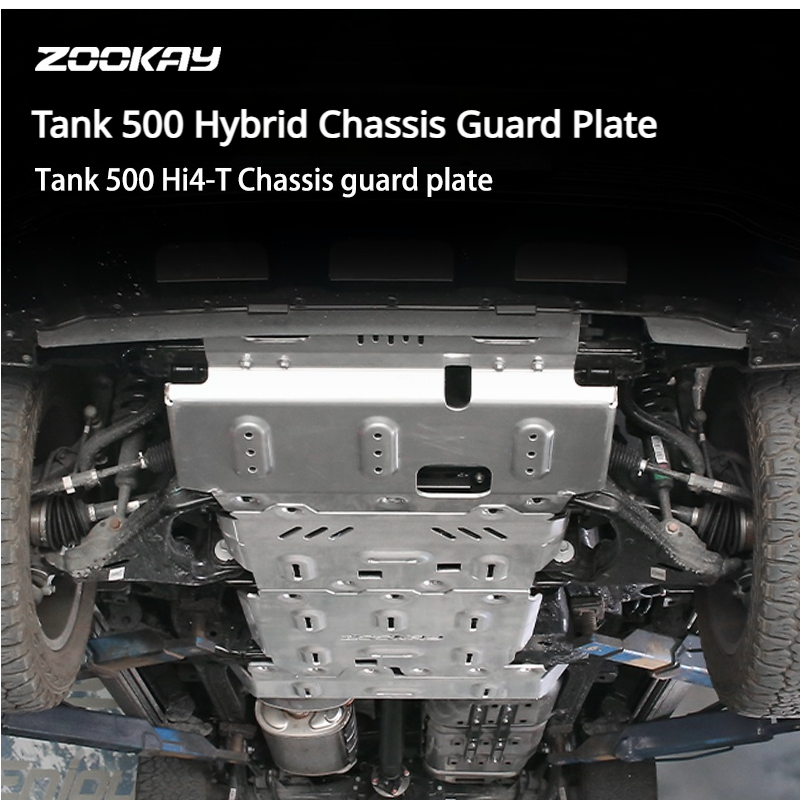 2020–2024 Great Wall Tank 500 Hybrid Aluminum-Magnesium Alloy Armored Underbody Skid Plate (8mm)