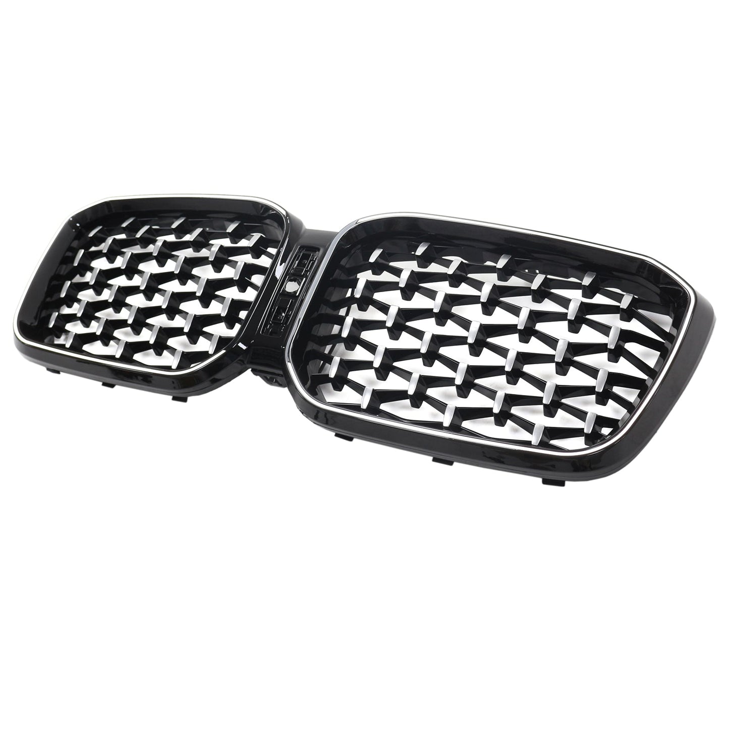 2022-2025 BMW X3 G01 X4 G02 Diamond Chrome Front Bumper Kidney Grille
