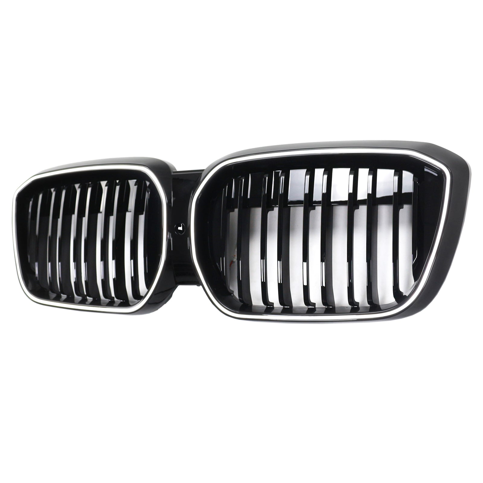 2022-2024 BMW iX3 G08 LCI Double Slat Black Front Kidney Grille