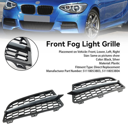 2011-2015 BMW 1 Series F20 F21 M Front Bumper Fog Light Cover Grille (51118053803)