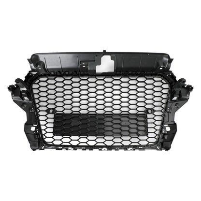 2013-2016 Audi A3 S3 RS3 Style Black Honeycomb Front Hood Bumper Grille
