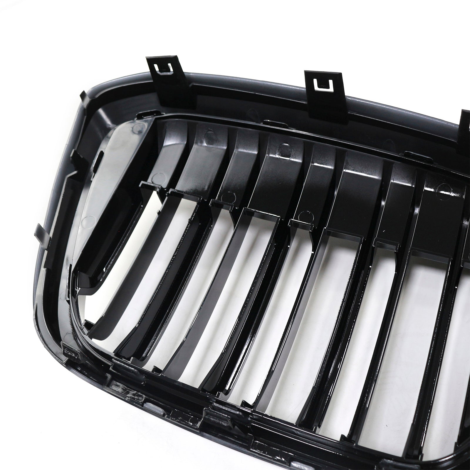 2022-2024 BMW iX3 G08 LCI Double Slat Gloss Black Front Kidney Grille