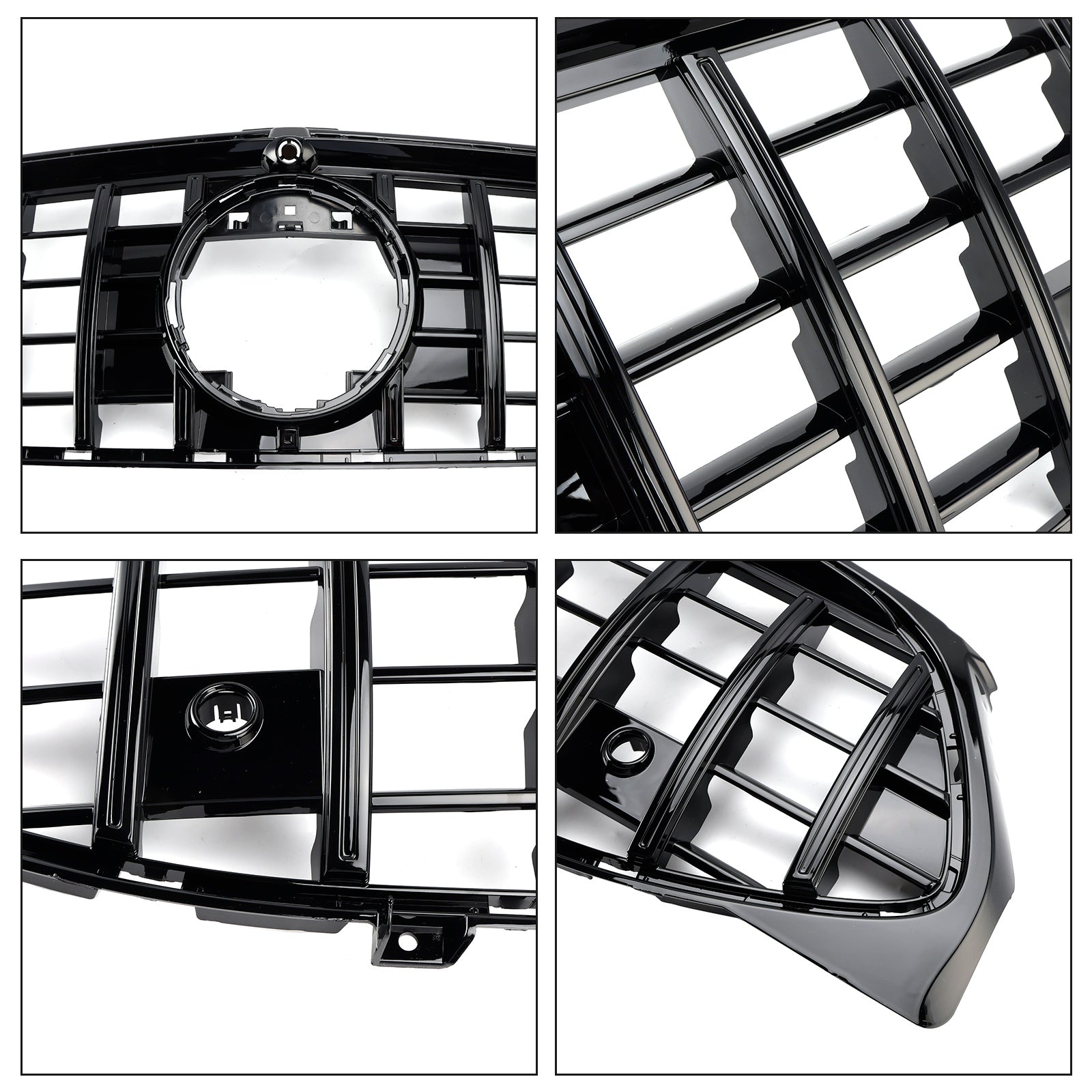 2020-2024 Mercedes-Benz CLA-Class W118 C118 GTR Style Black Front Bumper Grille