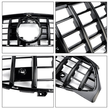 2020-2024 Mercedes-Benz CLA-Class W118 C118 GTR Style Black Front Bumper Grille