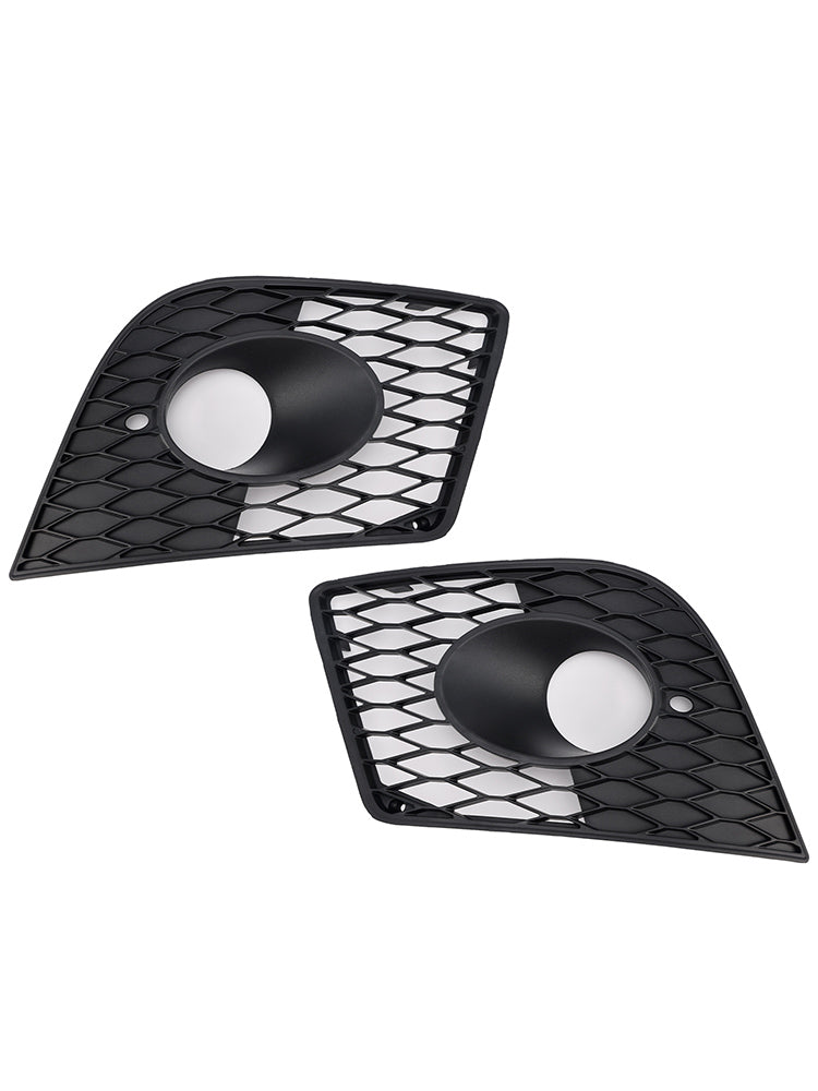 2005-2012 Seat Leon Cupra Front Bumper Fog Light Cover Grille — Pair (1P0853665C / 1P0853666C)