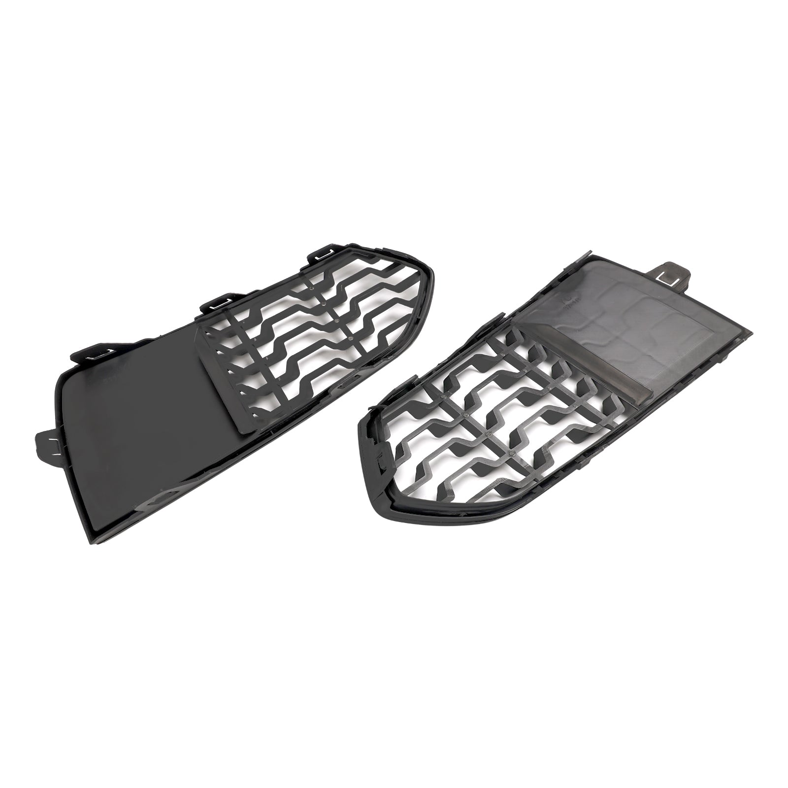 2012-2017 BMW 2 Series F23 M Sport Front Bumper Fog Light Grille — Pair (51118056797 / 51118056798)