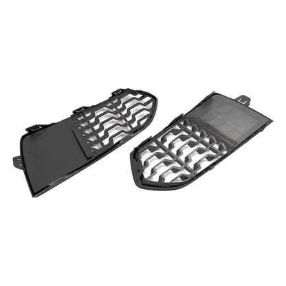 2012-2017 BMW 2 Series F22 M Sport Front Bumper Fog Light Grille — Pair (51118056797 / 51118056798)
