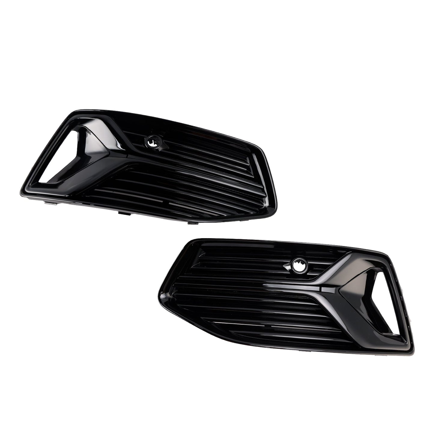 2019-2023 Audi A6 C8 Front Bumper Fog Light Cover Grill — Pair