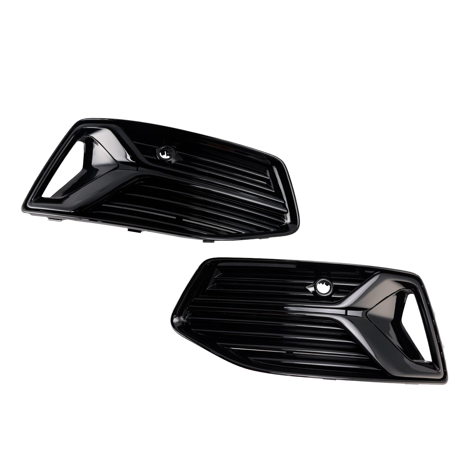 2019-2023 Audi A6 C8 Front Bumper Fog Light Cover Grill — Pair