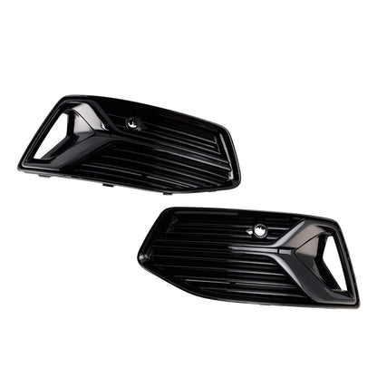 2019-2023 Audi A6 C8 Front Bumper Fog Light Cover Grill — Pair