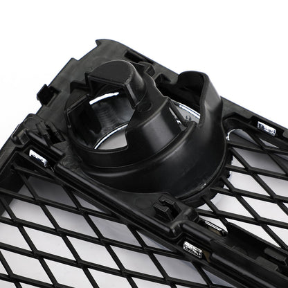 2012-2014 BMW X6 E71 Front Bumper Closed Grid Fog Light Grille — Left & Right Pair
