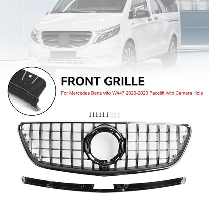 2020-2023 Mercedes-Benz Vito W447 Facelift Black Front Grille