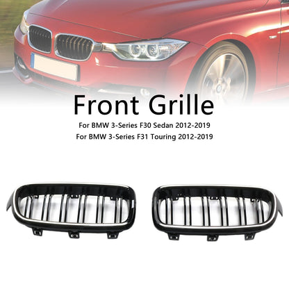 2012-2019 BMW 3 Series F30 F31 F35 Double Slat Front Kidney Grille (51137263481)