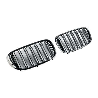 2015-2019 BMW 7 Series G11 Long-Wheelbase Pre-Facelift Black 2-Slat Front Kidney Grille