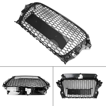 2013-2016 Audi A3 S3 RS3 Style Black Honeycomb Front Hood Bumper Grille