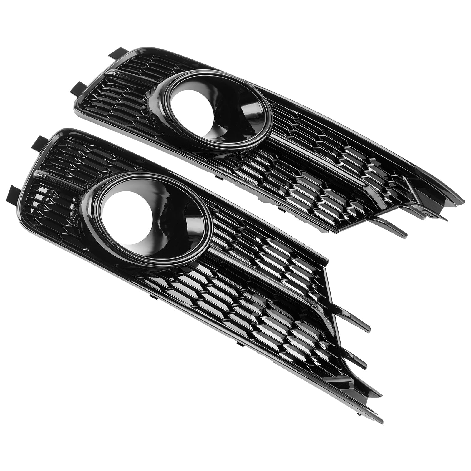 2016-2018 Audi A6 C7 with ACC Front Bumper Lower Light Cover Grille — Pair (4G0807647A)