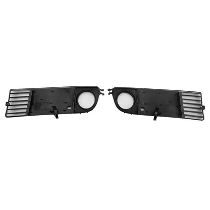 1998-2001 Audi A6 C5 Front Lower Bumper Fog Light Cover Grille — Pair (4B0807681S / 4B0807682S)