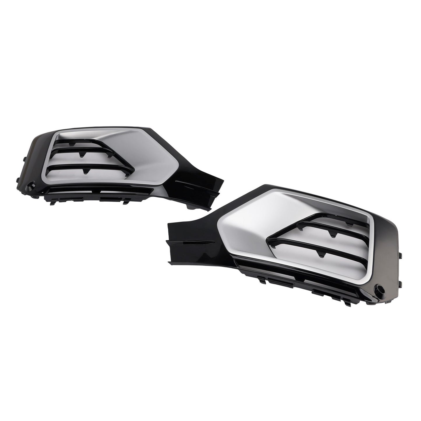2016-2020 Audi Q2 Front Bumper Fog Lamp Grille — Pair (81A807681G)