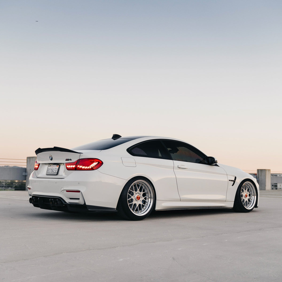 PSM Style High Kick Carbon Fiber Trunk Spoiler - BMW F82/F83 M4