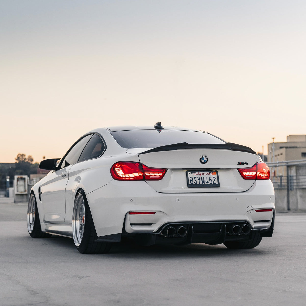 PSM Style High Kick Carbon Fiber Trunk Spoiler - BMW F82/F83 M4