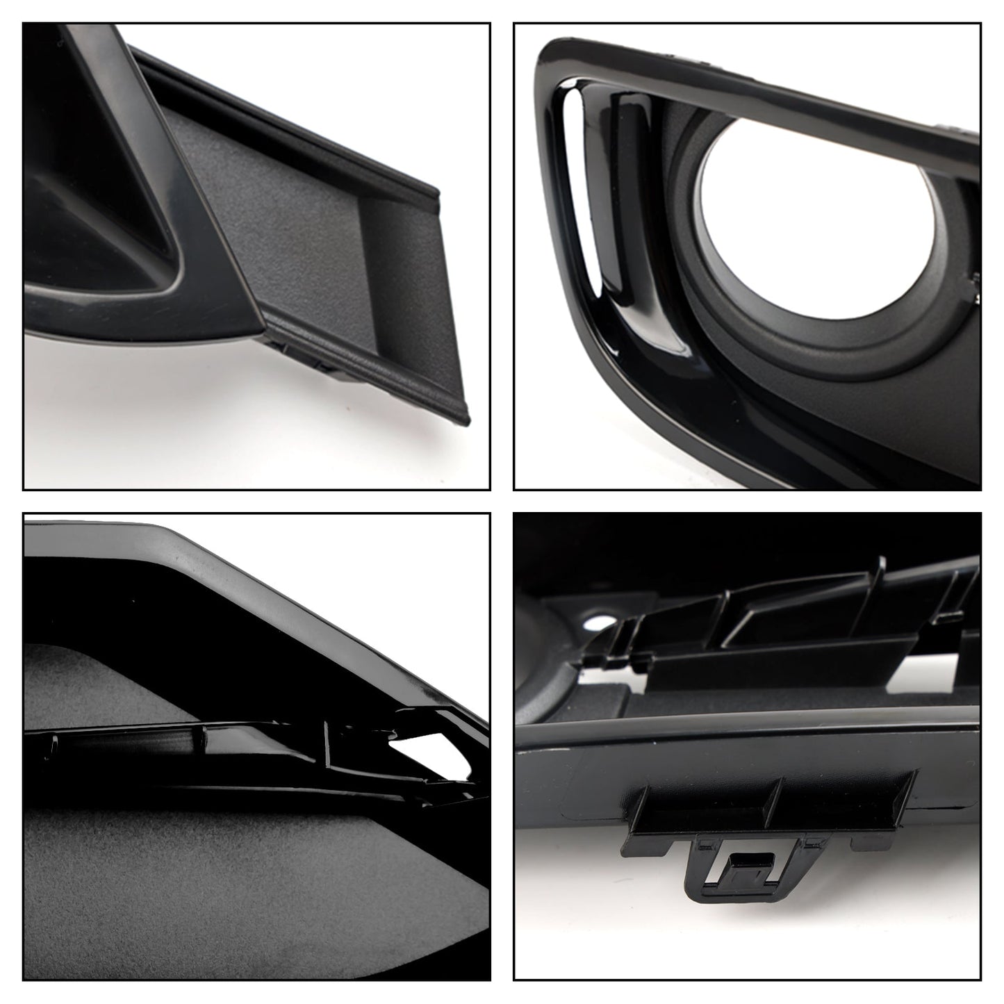 2013-2015 BMW 3 Series F31 Front Bumper Fog Light Grille Cover — Pair (51117300739 / 51117300740)