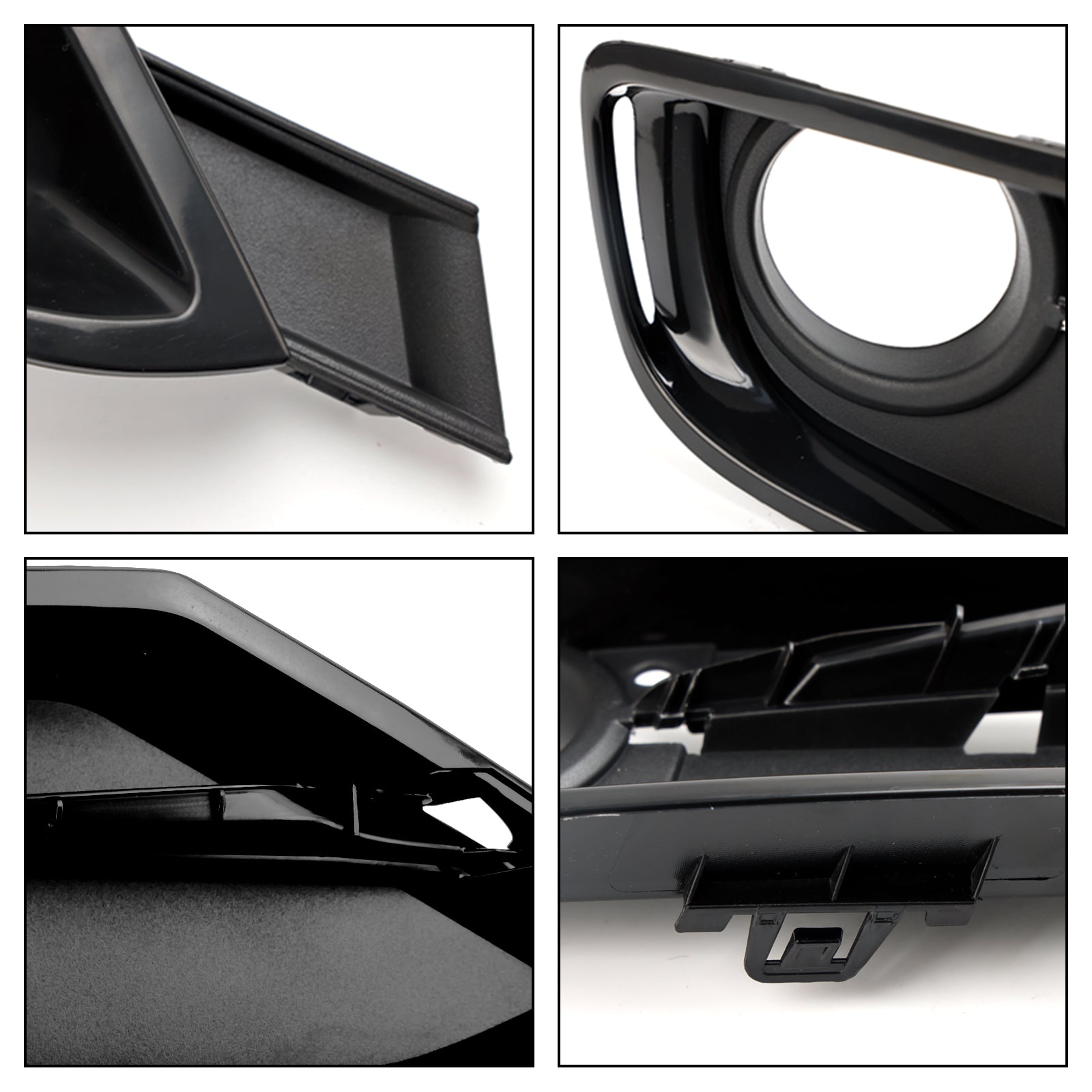 2013-2015 BMW 3 Series F31 Front Bumper Fog Light Grille Cover — Pair (51117300739 / 51117300740)