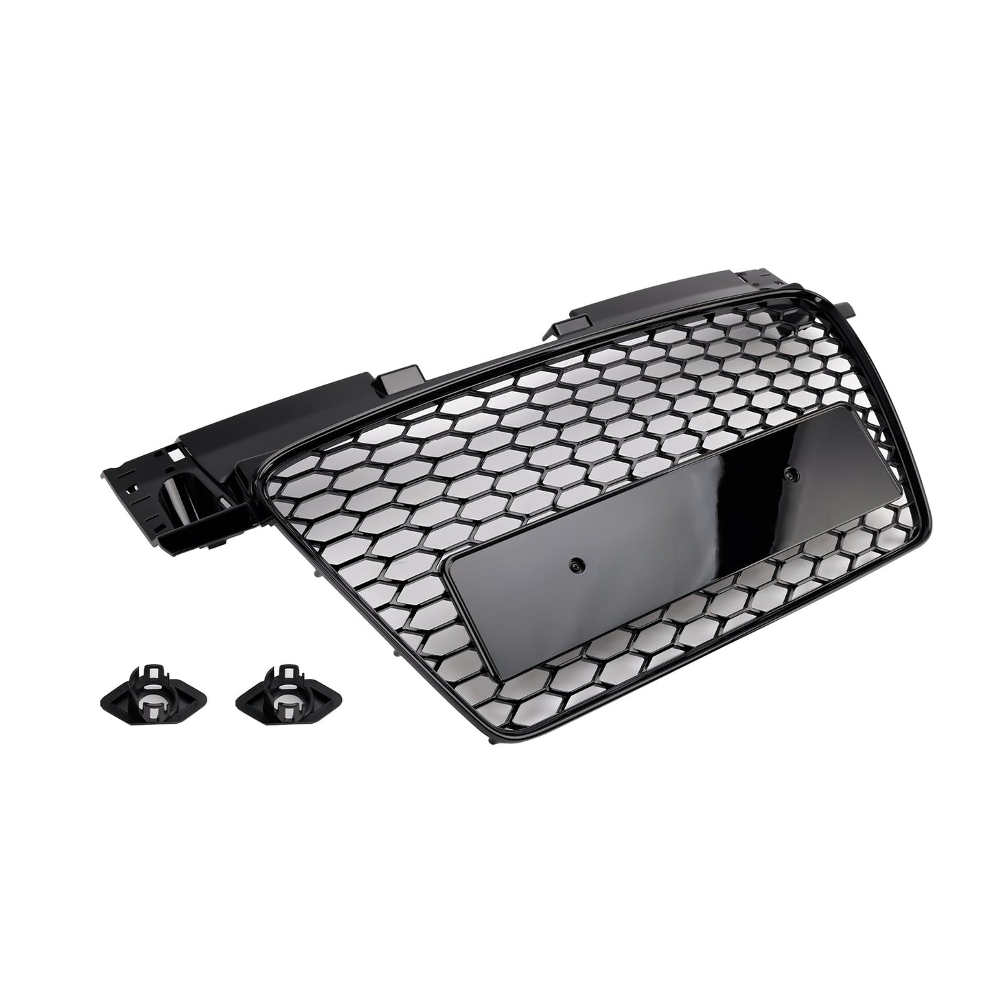 2006-2014 Audi TT TTS Gloss Black RS Style Front Honeycomb Grille