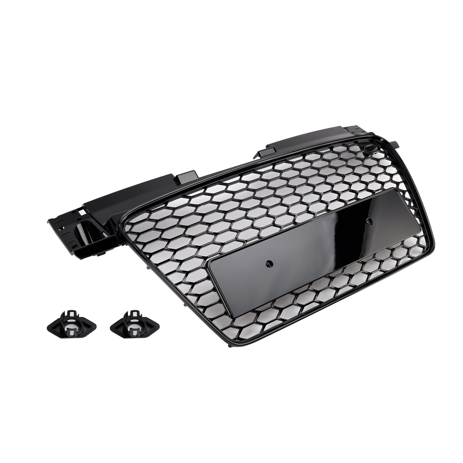 2006-2014 Audi TT TTS Gloss Black RS Style Front Honeycomb Grille