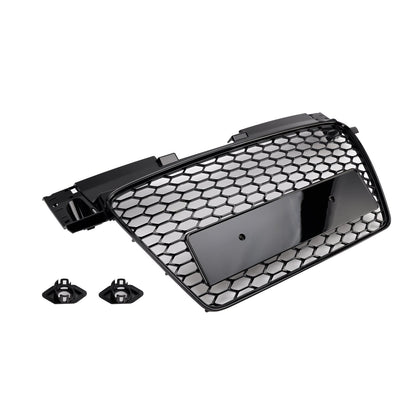 2006-2014 Audi TT TTS Gloss Black RS Style Front Honeycomb Grille
