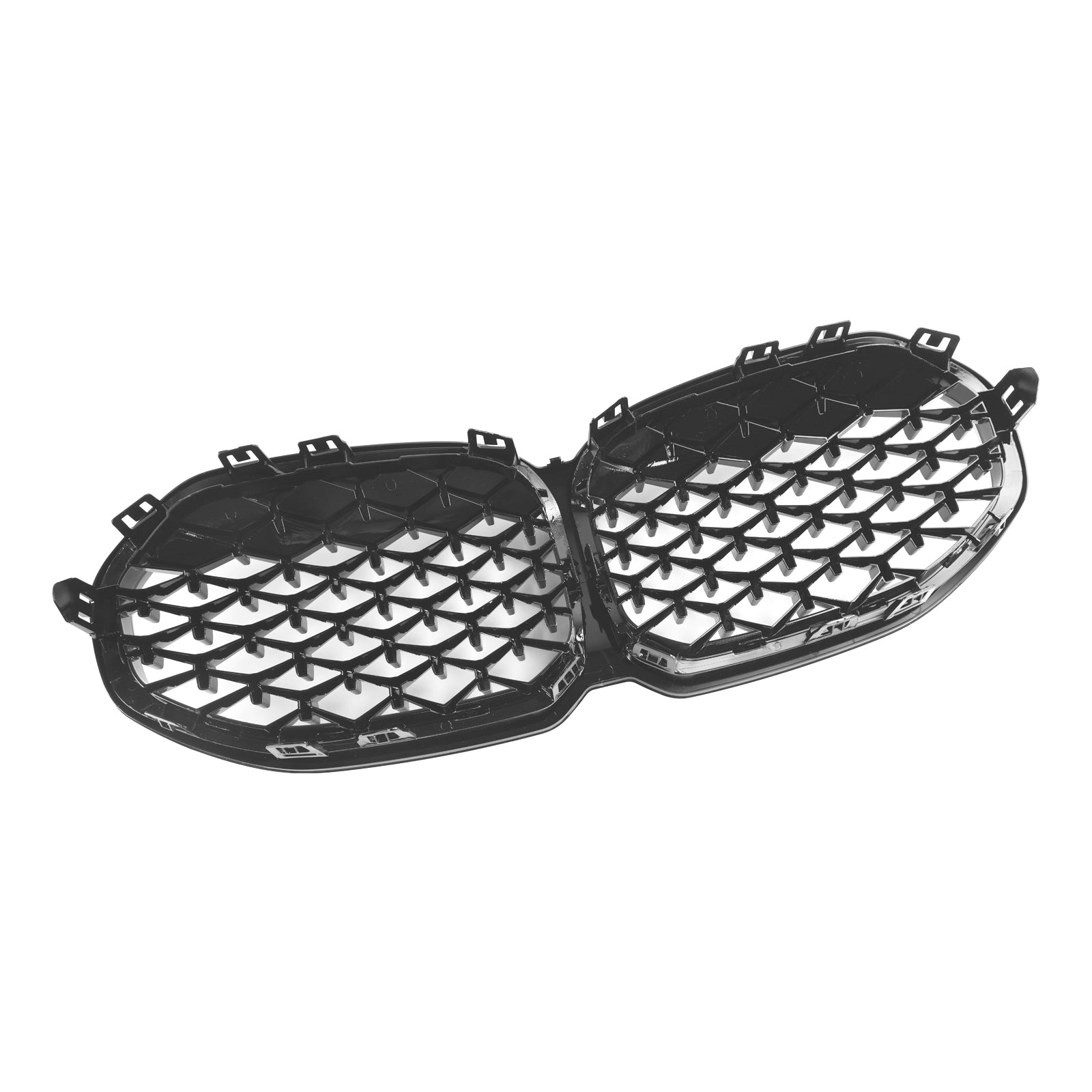 2019-2024 BMW 1 Series F40 Gloss Black Diamond Front Kidney Grille