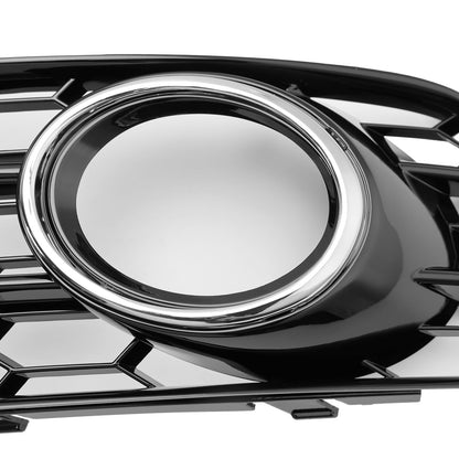 2009-2012 Audi A3 8P S-Line Honeycomb Front Bumper Fog Light Grille Cover (8P0807682)