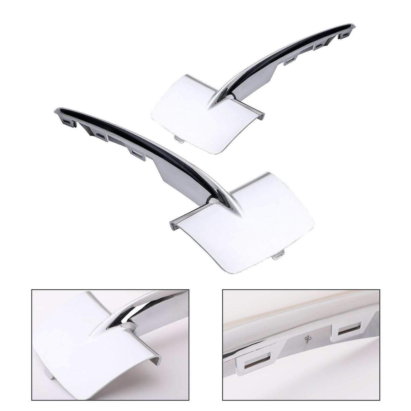 2014-2018 BMW X5 F15 Front Bumper Lower Grille Trim Molding — Pair (51117325396)
