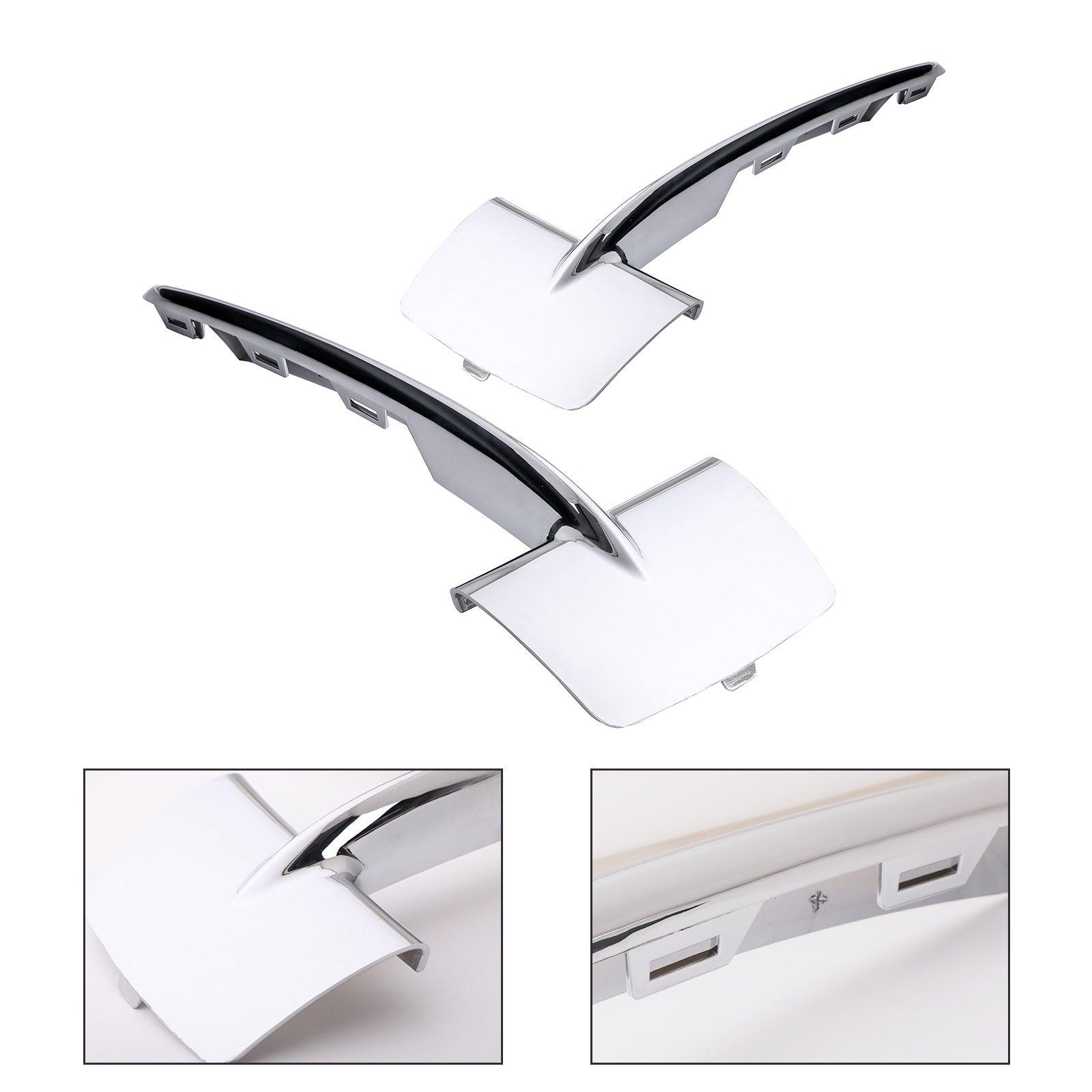 2014-2018 BMW X5 F15 Front Bumper Lower Grille Trim Molding — Pair (51117325396)