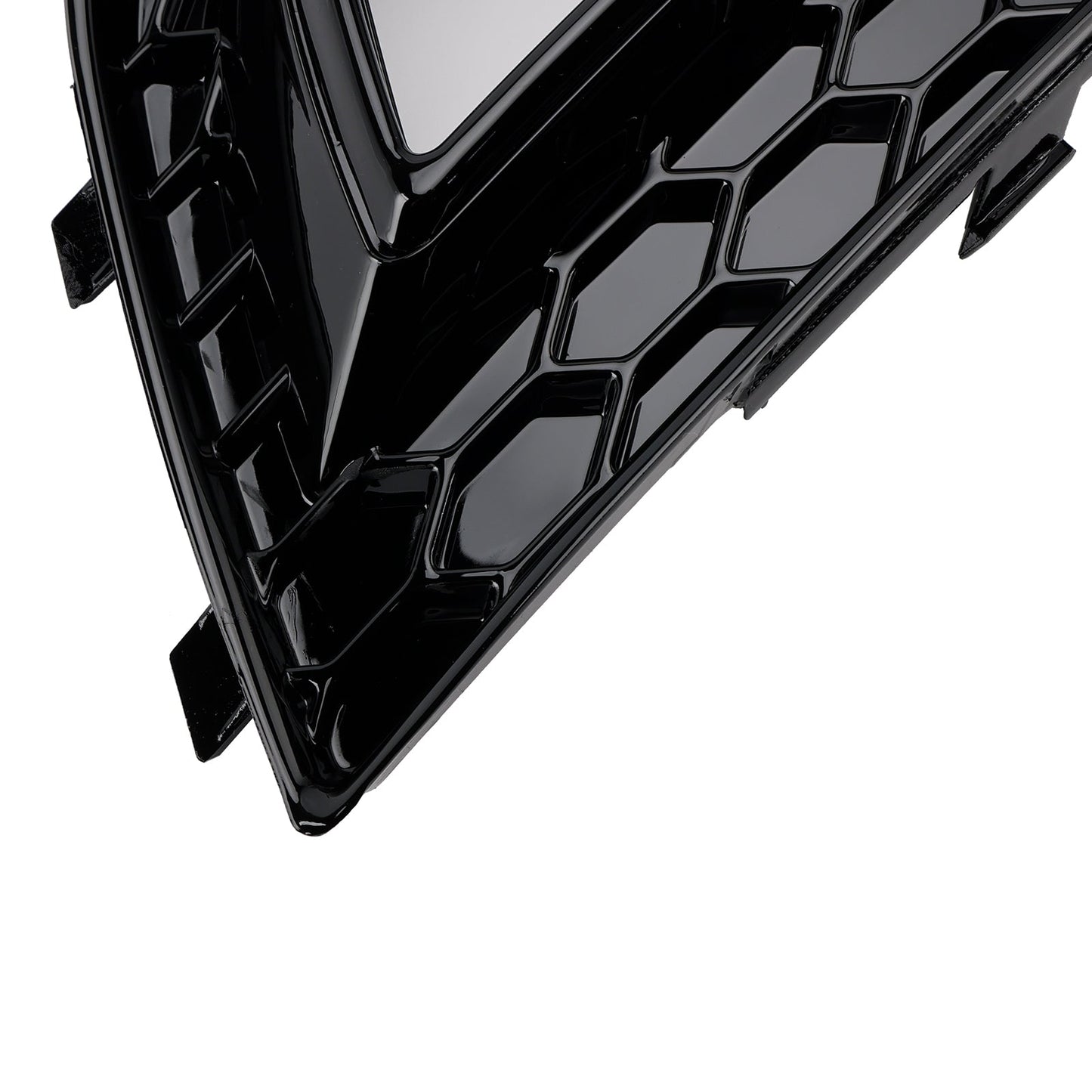 2013-2015 Audi A4 B8.5 Black Fog Light Cover Grille — Pair (8K0807681K / 8K0807682K)