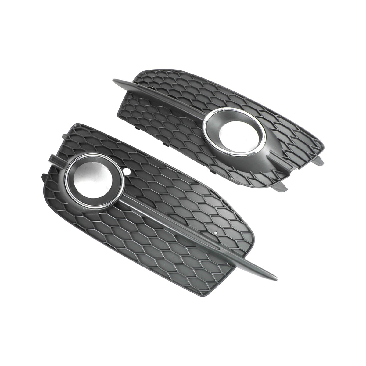 2012-2014 Audi Q3 S-Line Front Bumper Fog Light Grill — Pair (8U0807681DSP9)