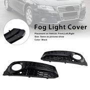 2009-2012 Audi A4 B8 Front Honeycomb Fog Light Grill — Pair (8KD807681)