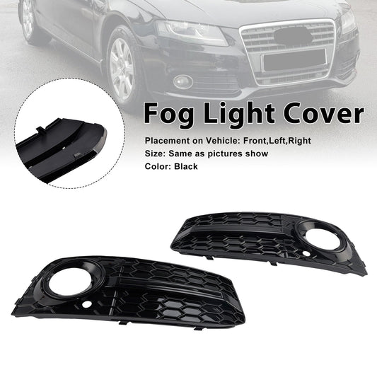 2009-2012 Audi A4 B8 Front Honeycomb Fog Light Grill — Pair (8KD807681)
