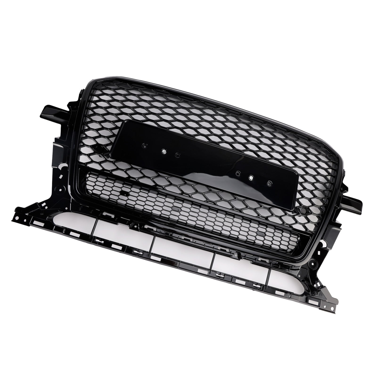2013-2017 Audi Q5 Gloss Black Front Honeycomb Bumper Grille