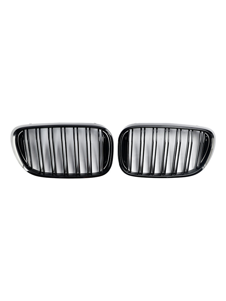 2015-2019 BMW 7 Series G11 Long-Wheelbase Pre-Facelift Black 2-Slat Front Kidney Grille