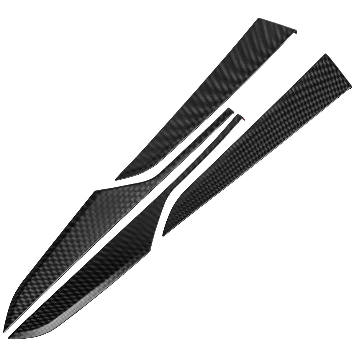 Dry Carbon Fiber Door Panel Trim Covers for Model Y Juniper - Tesery Official Store