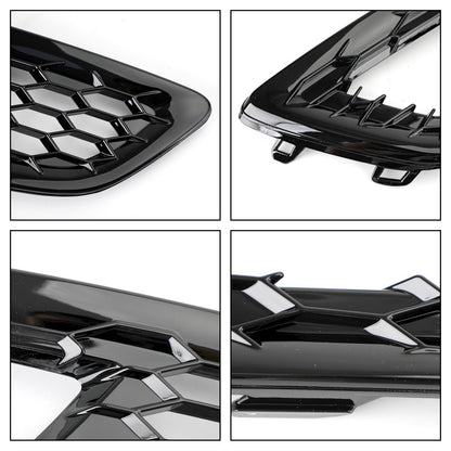 2015-2017 Ford Focus Pair Front Bumper Fog Light Lamp Cover Bezel Grill F1EZ15200A F1EZ15201A