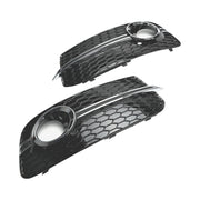 2013-2017 Audi Q5 Standard Version Front Bumper Fog Light Grille Grill — Pair (8R0807681M / 8R0807682J)