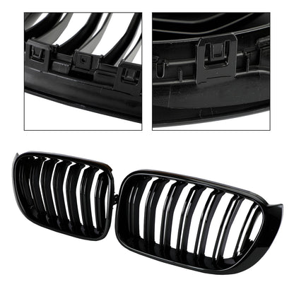 2014-2017 BMW X3 F25 / X4 F26 Gloss Black Front Bumper Kidney Grille