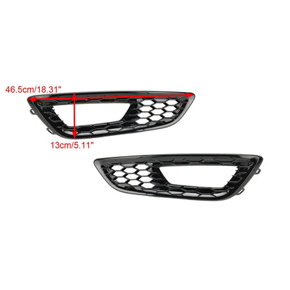 2015-2018 Ford Focus 2PCS Front Bumper Fog Light Lamp Cover Bezel Grille F1EZ15266D F1EZ15266G
